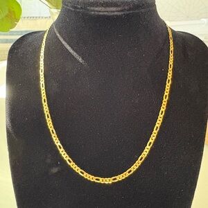 Gold Figaro Chain Necklace